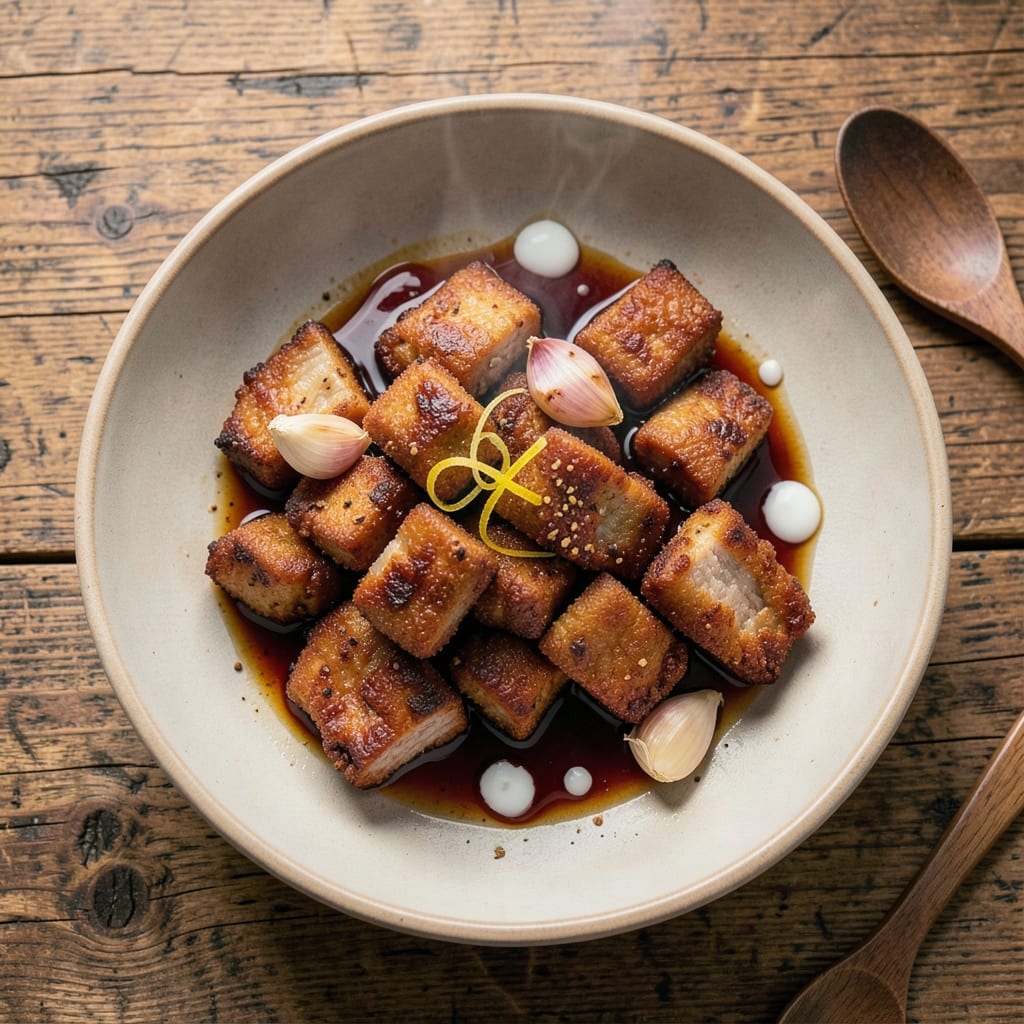 Filipino Fried Pork Recipe: Crispy Lardons With Vinegar-Soy Tang