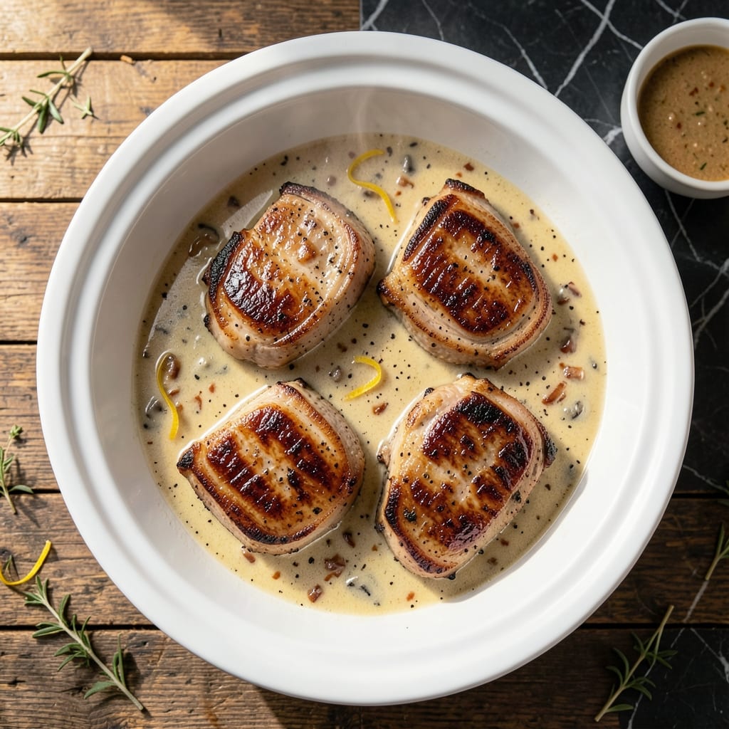 4 Ingredient Pork Chop Crock Pot Recipe: Effortless Savory Supper