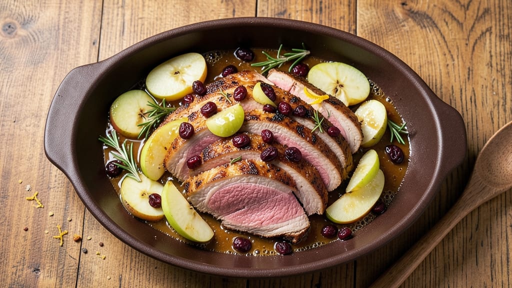 Apple Cranberry Pork Loin Recipe: Sweet-Tart Glaze Meets Savory Crisp