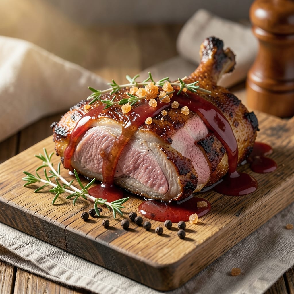 Fresh Leg Of Pork Recipe: Apple Cider-Braised Crispy Bark & Juicy Core