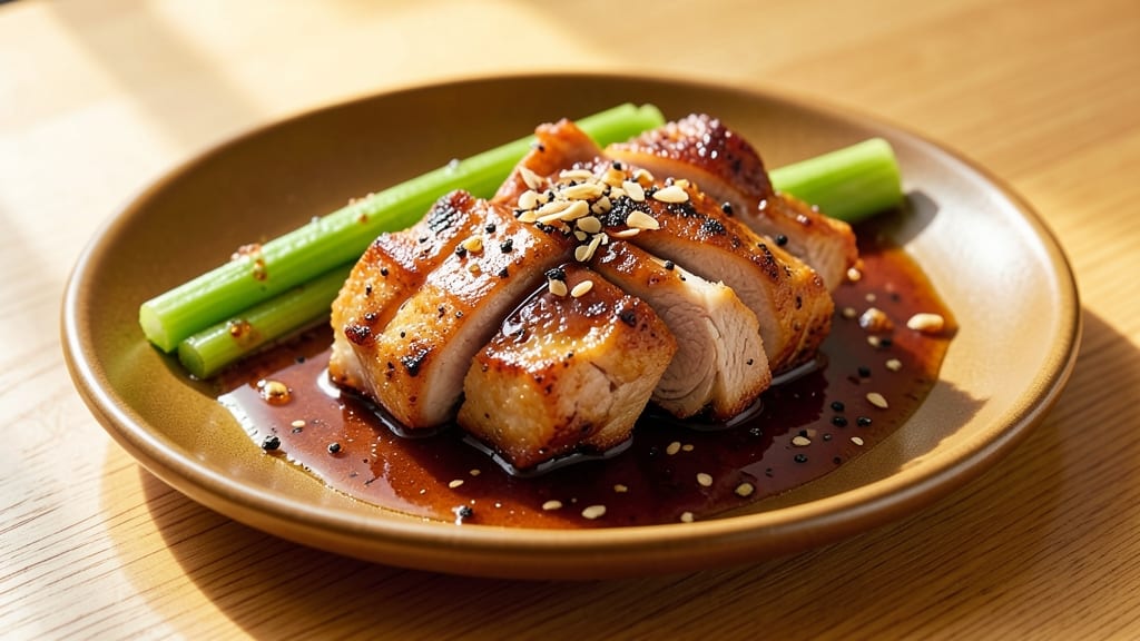 Adobo Sitaw With Pork Recipe: Crispy Celery Sticks Over Savory Soy-Braised Meat