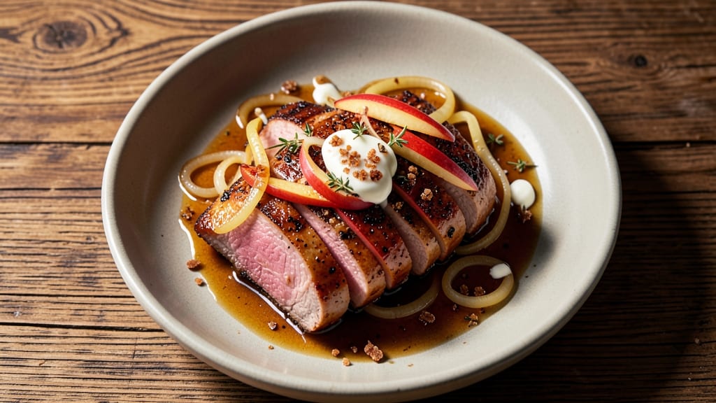 Apple Glazed Pork Tenderloin Recipe: Caramelized Apple Crunch Over Buttery Meat