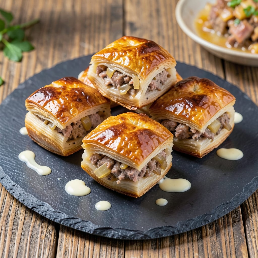 English Mini Pork Pies Recipe: Flaky Pastry Wrapped in Savory Meat Filling