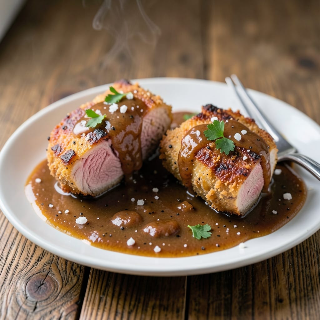 Fried Pork Chops and Brown Gravy Recipe: Crispy Crust Meets Rich Pan Sauce