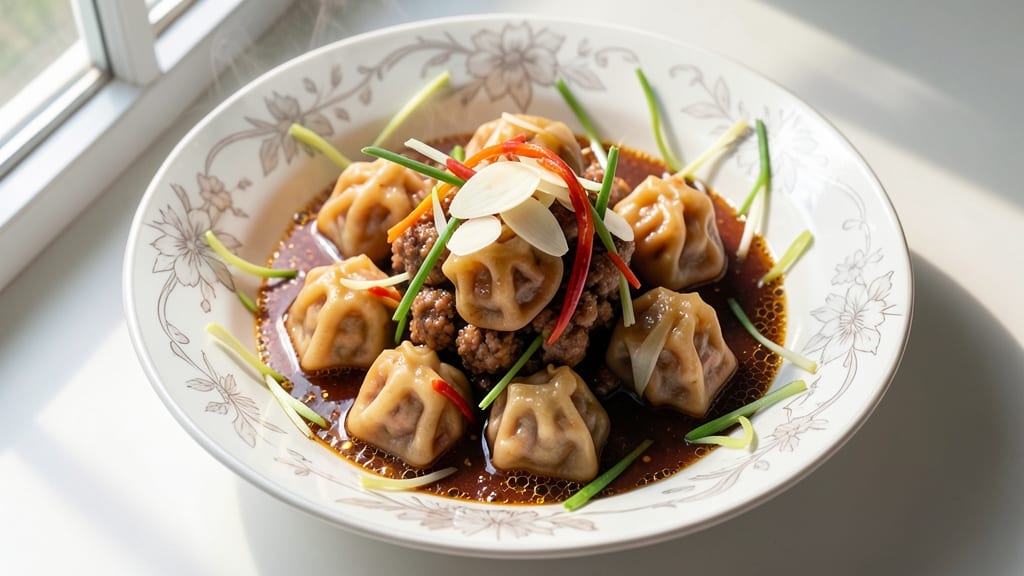 Minced Pork Dumplings Recipe: Pan-Fried Puffs With Silky Wrappers