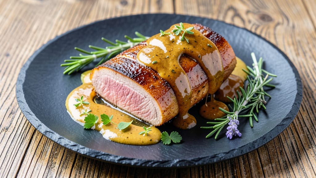1-2 Pork Loin Recipe: Herb-Crusted Roast With Perfect Medium-Rare Core