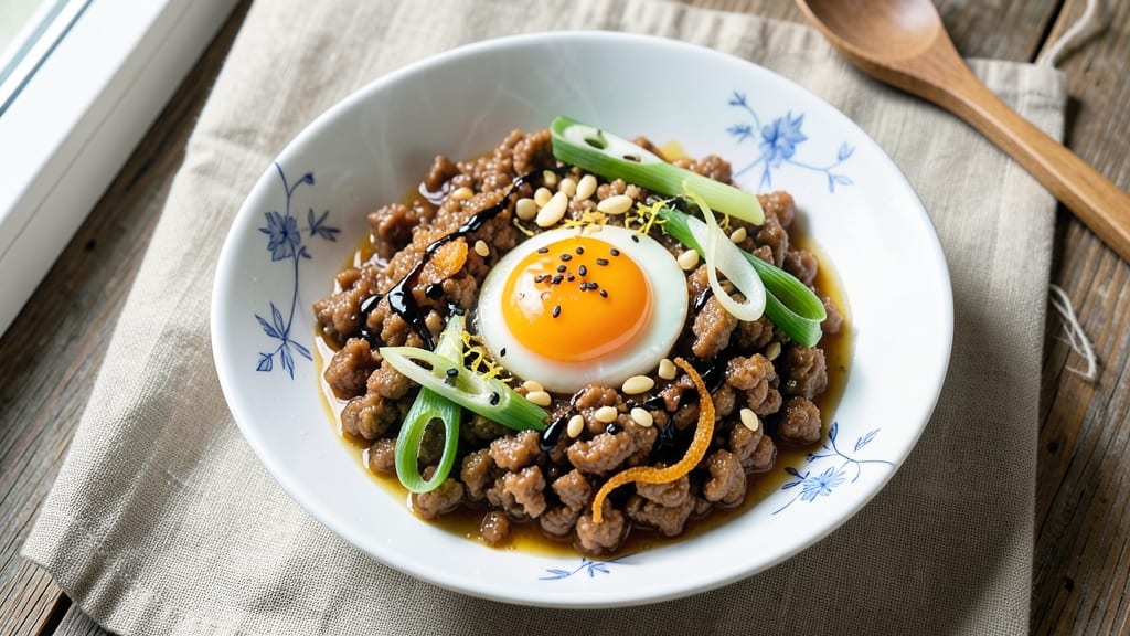 Minced Pork Steam Egg Recipe: Silky Egg Custard With Savory Pork Bites