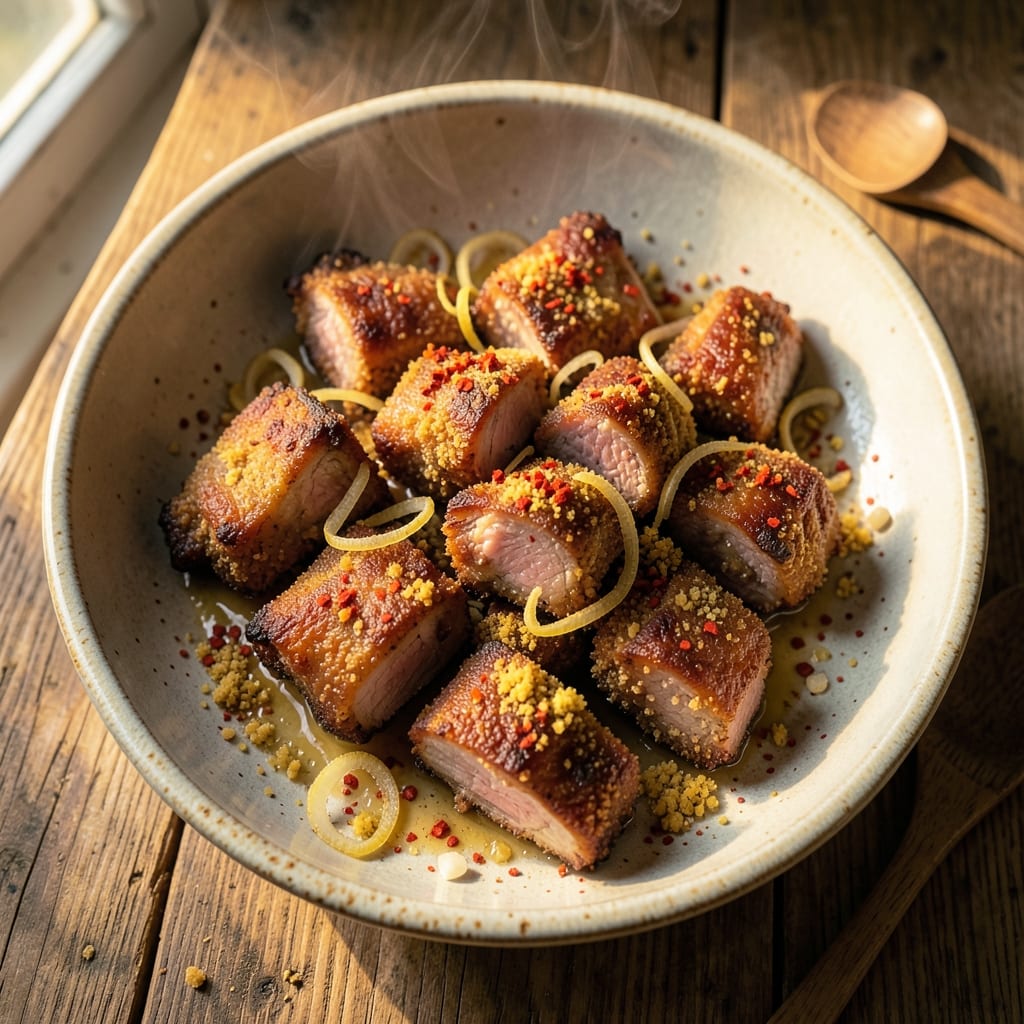 Fried Pork Chop Bites Recipe: Crispy-Edged, Juicy-Core Party Bites