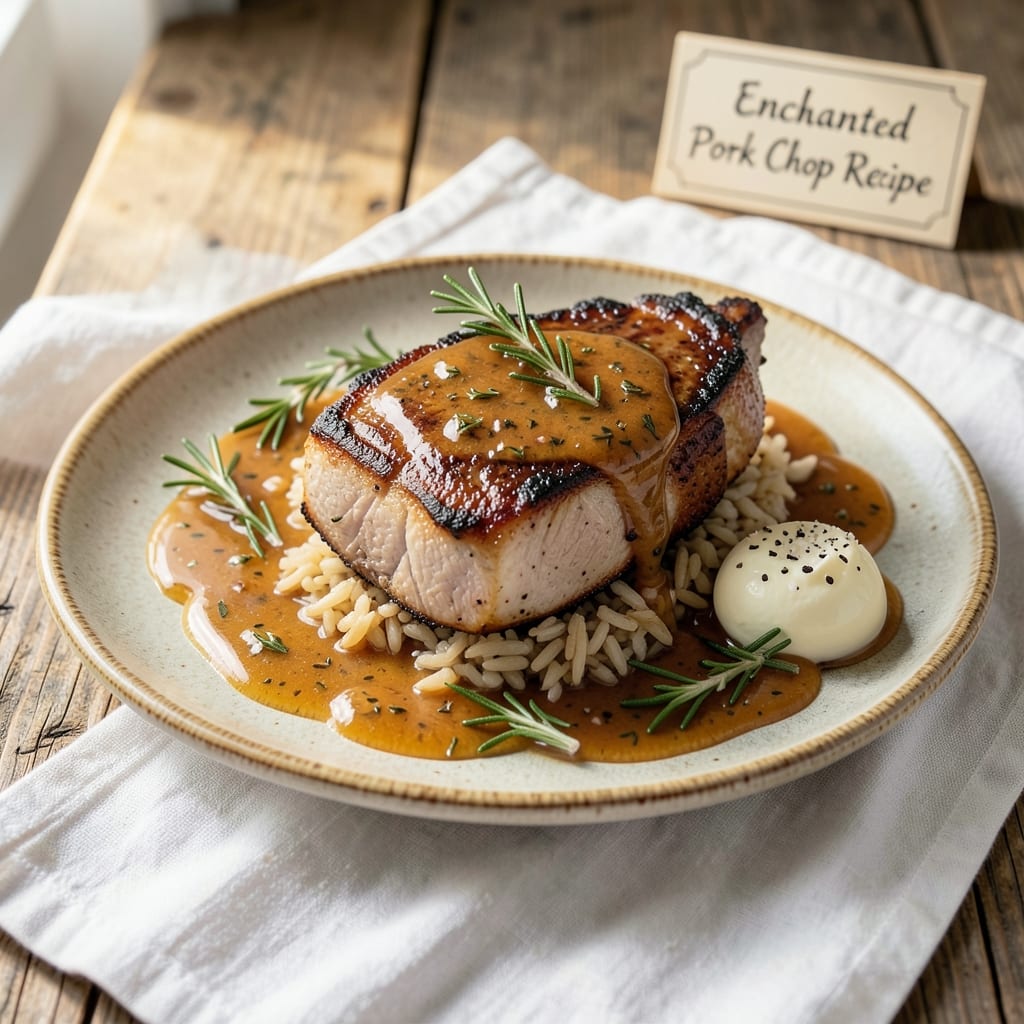 Enchanted Pork Chops Recipe: Apple Cider Glaze with Crispy Edges