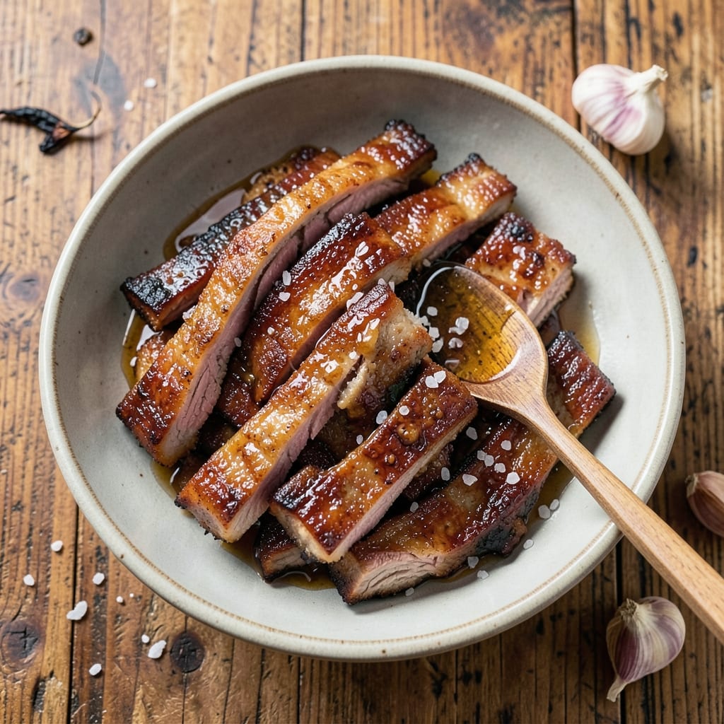 Fresh Pork Ribs Recipe: Apple Cider Glaze with Crispy Bark
