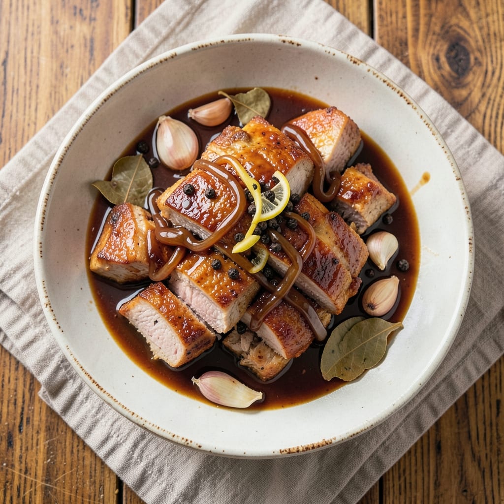 Foodland Pork Adobo Recipe: Soy-Vinegar Braise with Crispy Edges