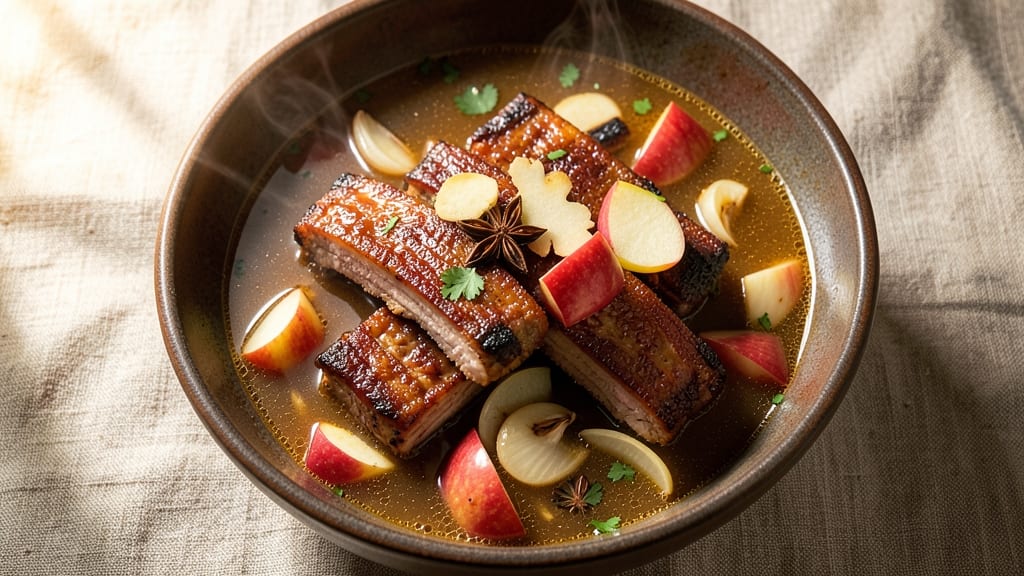 Apple Pork Ribs Soup Recipe: Sweet-Tart Apple Harmony With Smoky Depth