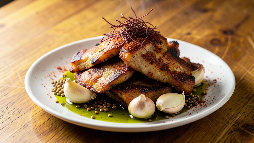 Mexican Pork Skin Recipe: Crispy Bark Over Smoky Cumin-Marinated Shreds