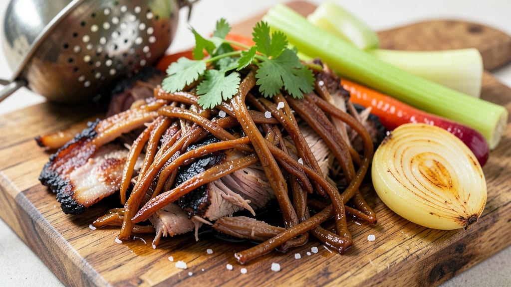 Alabama Pulled Pork Recipe: Smoky Vinegar-Braised with Celery Crown Crunch