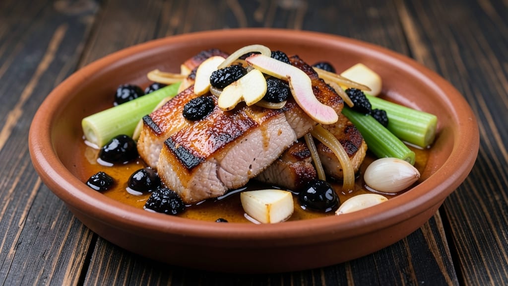 Alamang With Pork Recipe: Slow-Cooked Pork and Celery Crunch Delight