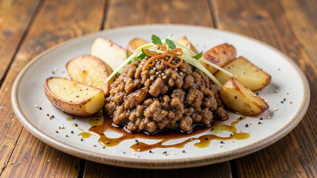 Minced Pork Potato Chinese Recipe: Wok-Fried Crispy Edges and Tender Bites