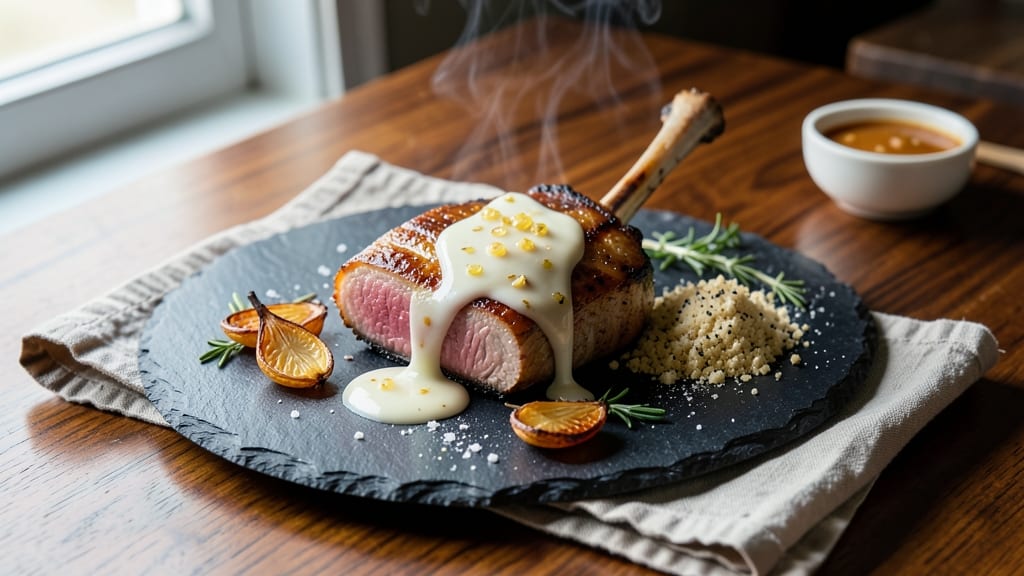 Michelin Star Pork Chop Recipe: Buttery Crust and Pink Core Mastery