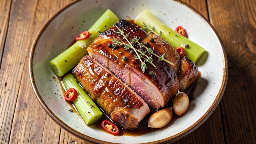Mo Bettahs Pork Recipe: Slow-Braised to Juicy, Celery-Crowned Magic