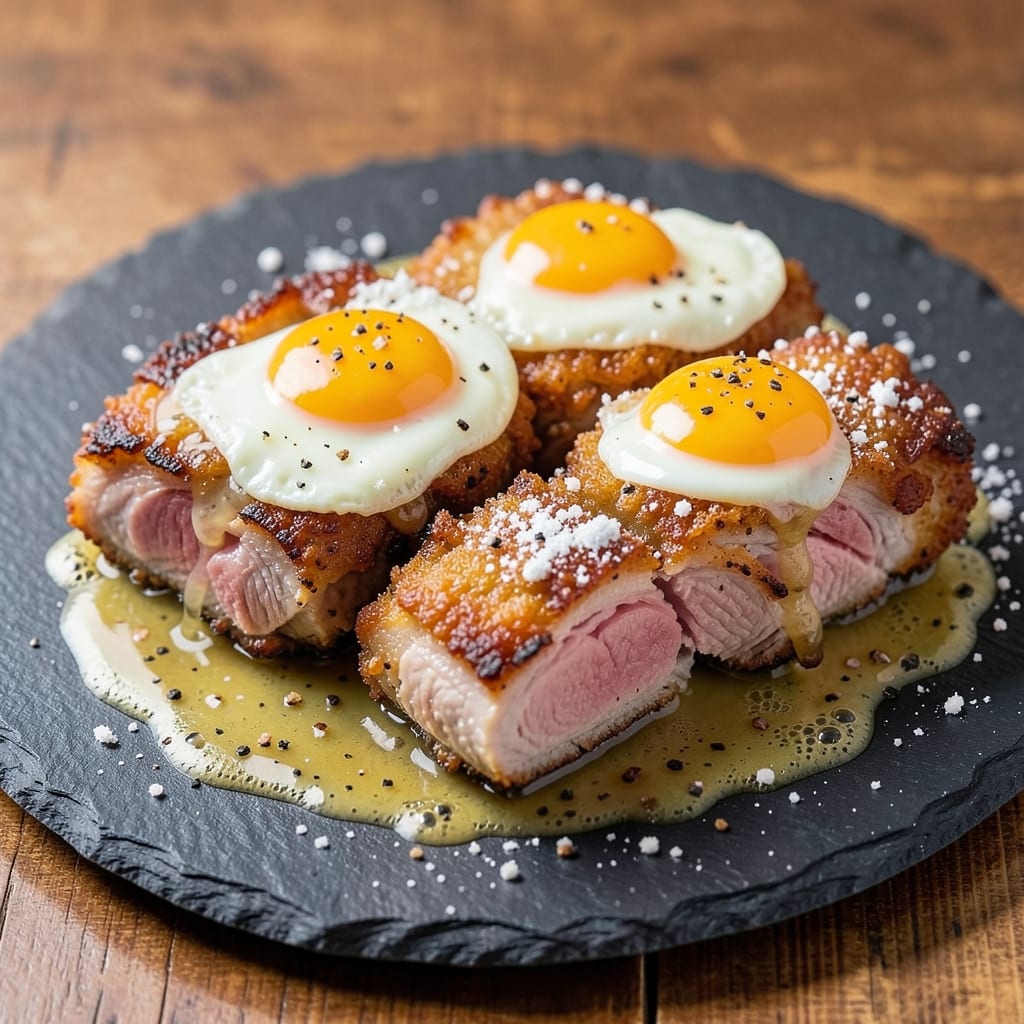 Fried Pork Chops Recipe With Egg: Crispy Crust, Silky Centers
