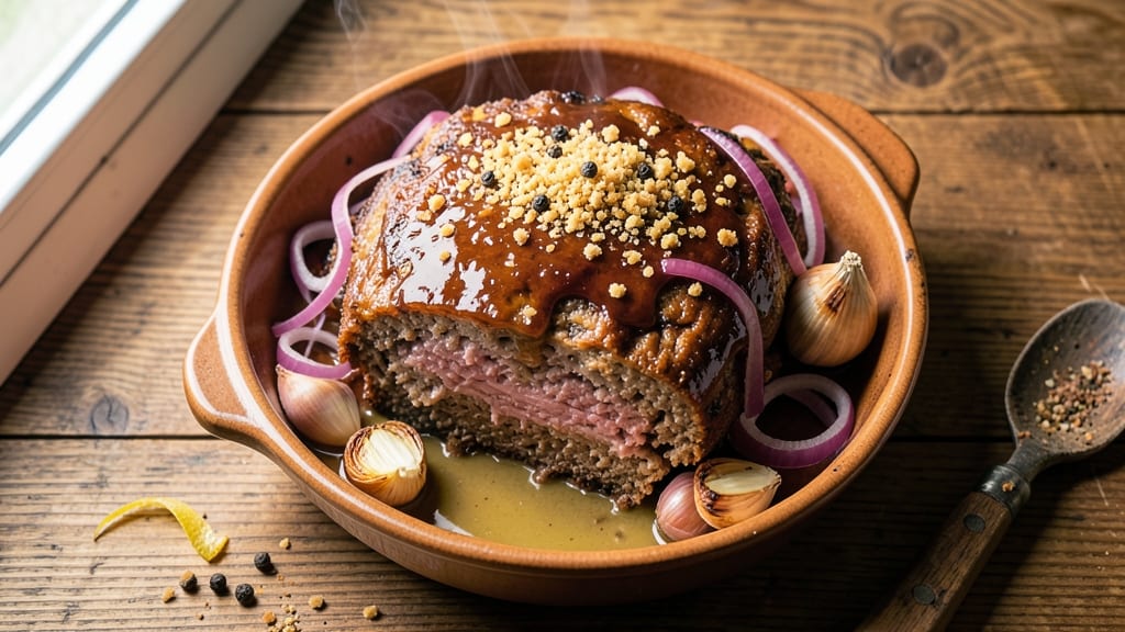 Meatloaf Recipe Half Pork Half Beef: Juicy Hybrid With Zero Dry Spots