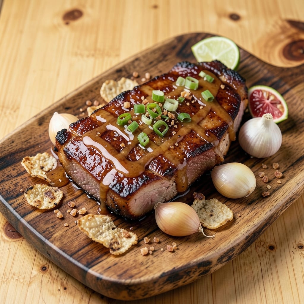 Filipino Pork Belly Barbecue Recipe: Charred Crispy Bark with Vinegar-Kissed Tenderness