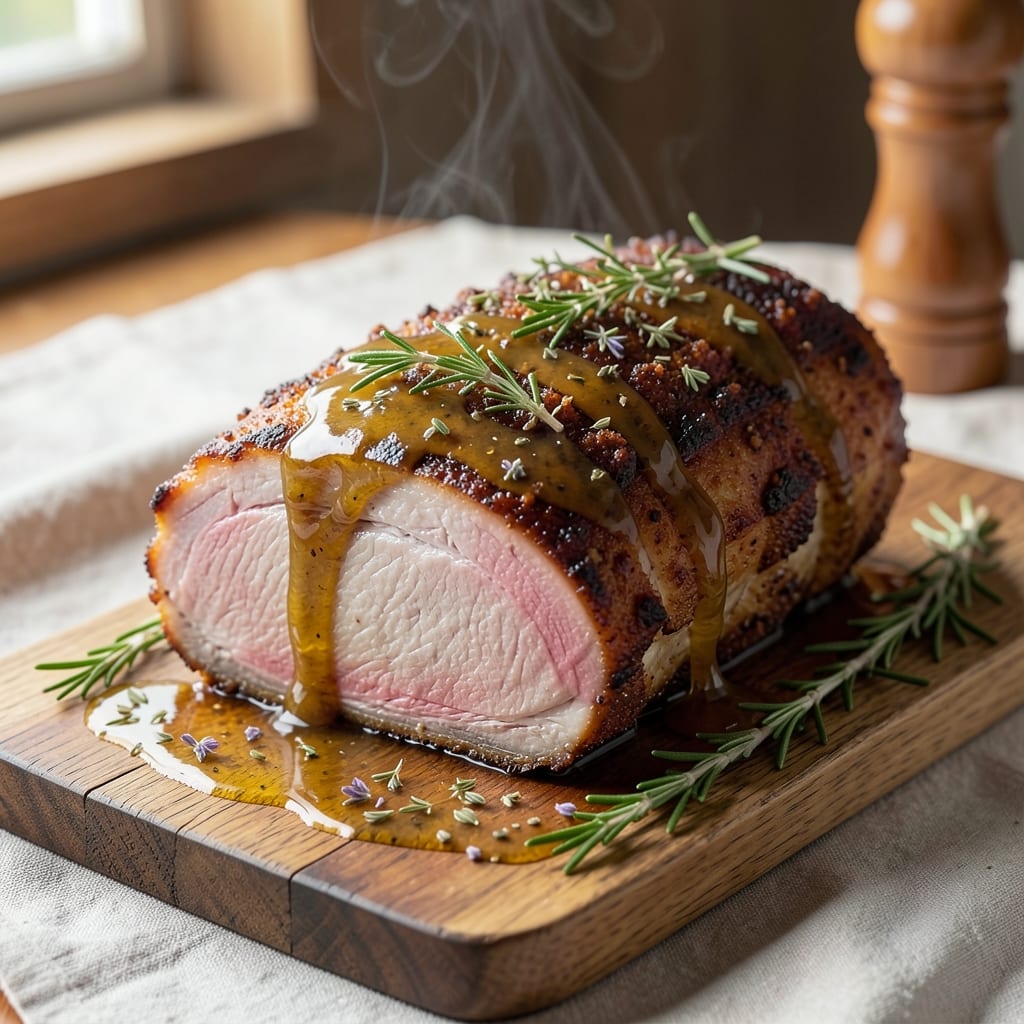 French Cut Pork Loin Roast Recipe: Herb-Crusted Crisp Without Dryness