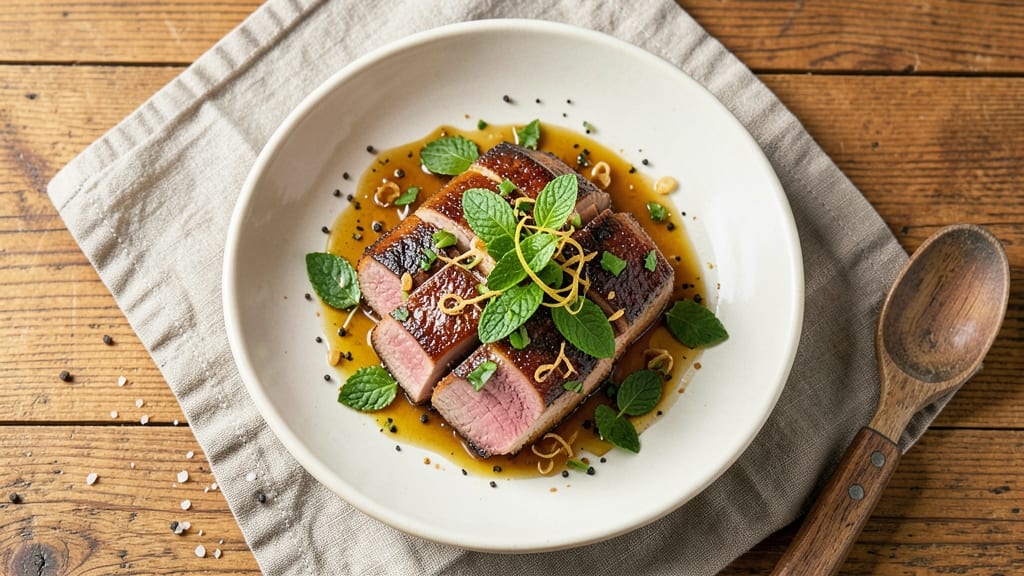Mint Pork Recipe: Fresh Herb Crust With Juicy Pink Centers