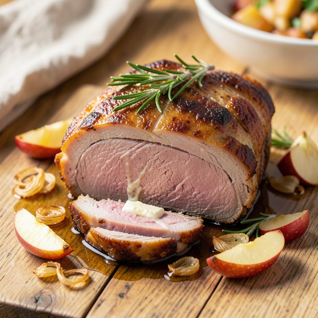 Fedoroff's Roast Pork Recipe: Apple-Cider Braised with Crispy Vinegar Crust