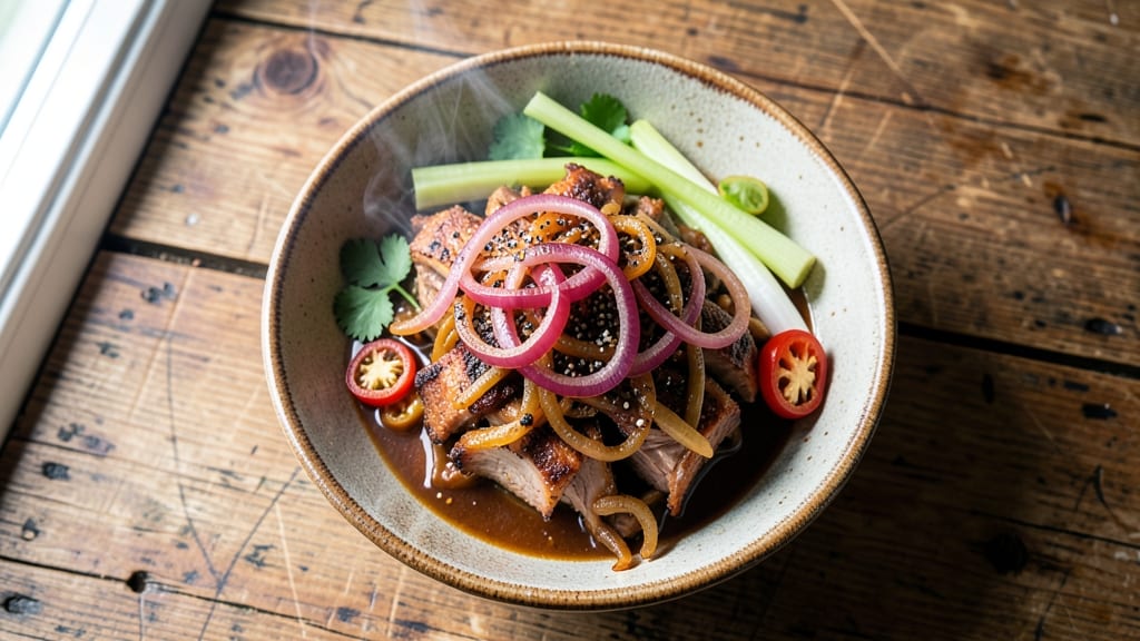 10 Lb Pulled Pork Recipe: Smoky Garlic-Infused Shreds With Crunchy Celery Topping