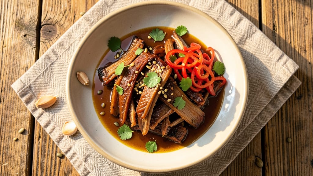 Mexican Pulled Pork Adobo Recipe: Smoky Chipotle Heat With Crispy Celery Crowns