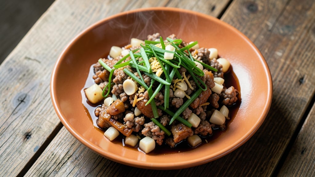 Minced Pork and Water Chestnut Recipe: Crispy-Crusted Dumplings With Silky Bites