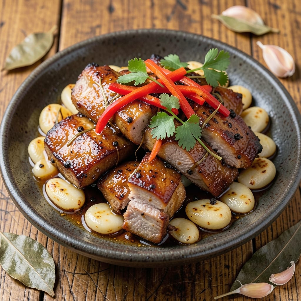 Filipino Pork Recipe Ideas: Adobo-Inspired Tangy Vinegar Braise