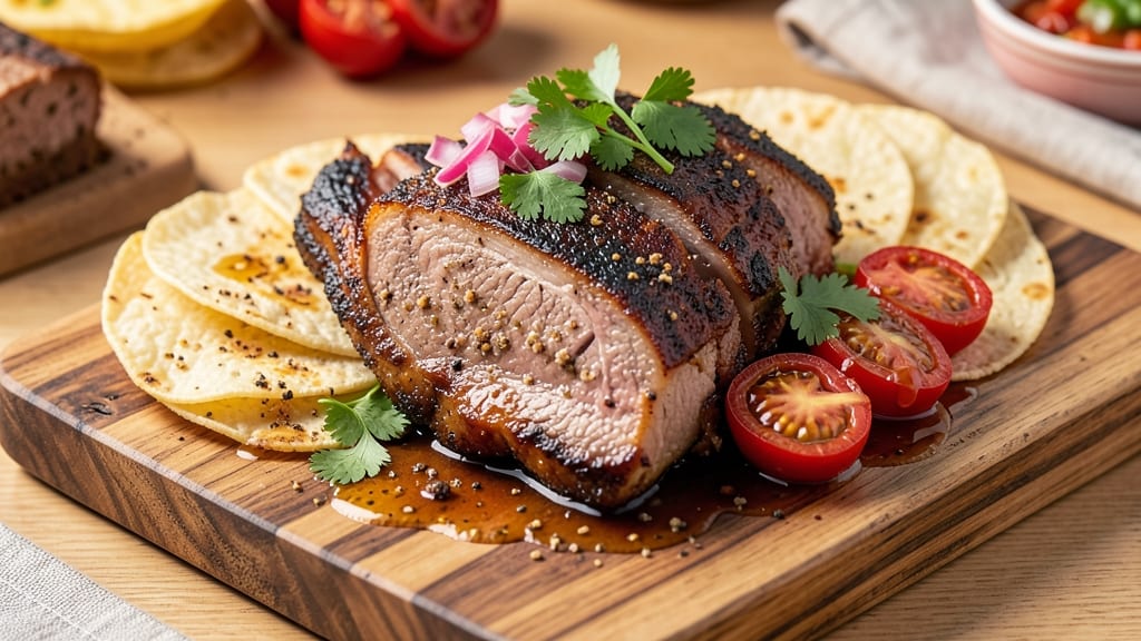 Mexican Smoked Pork Recipe: Chipotle-Lime Shreds With Crunchy Celery Crown